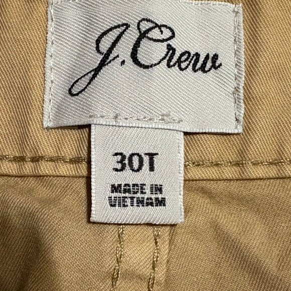 J.CREW Slouchy Boyfriend Chino Pants Size 30T Khaki Tan - Picture 8 of 15